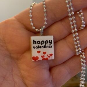Happy Valentines Pendant Necklace